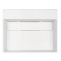 Deante umywalka Correo granit alabaster z maskownicą 50x40 cm