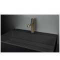 Deante umywalka Correo granit nero z maskownicą 60x40 cm