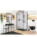 Deante umywalka Correo granit nero nablatowa 60x40 cm
