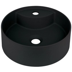 Deante umywalka Silia Nero O36cm z wyspą na baterię