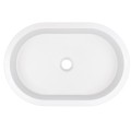 Deante umywalka Silia alabaster owalna podblatowa