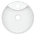 Deante umywalka Silia alabaster O36 cm z wyspą na baterię