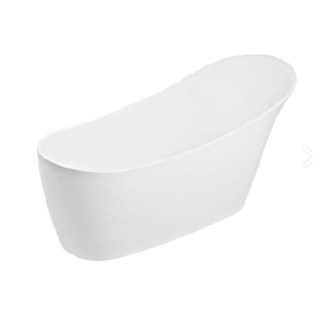 Poolspa Dignity wanna wolnostojąca 159x70 cm biała bez syfonu