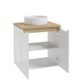 Deftrans Stilla d60 szafka podumywalkowa biała z dzwiami  60cm