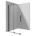Deante Prizma ścianka prysznicowa walk-in przesuwna nero 80 cm