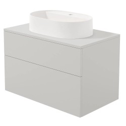 Deante Prizma szafka umywalkowa z umywalką granitową kaszmir  80 cm