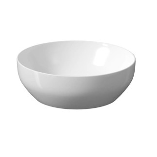 Cersanit Larga umywalka nablatowa okrągła biała 40 x 40 cm.