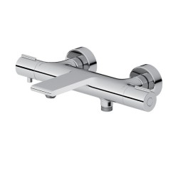 Cersanit Virgo bateria wannowo-natryskowa termostatyczna ścienna  chrom