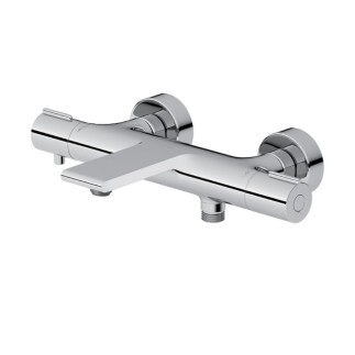 Cersanit Virgo bateria wannowo-natryskowa termostatyczna ścienna  chrom