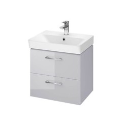 Cersanit Lara Mille Slim zestaw szafka z umywalką biała 50cm