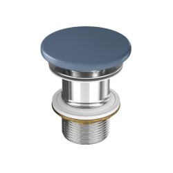 Cersanit Larga ceramiczny korek do umywalek bez przelewu niebieski mat