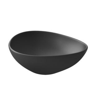 Cersanit Moduo umywalka nablatowa nieregularna antracyt mat 45 cm