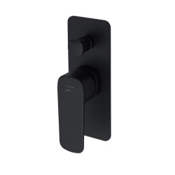 Cersanit Larga bateria wannowo-natryskowa podtynkowa czarna