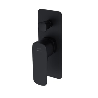 Cersanit Larga bateria wannowo-natryskowa podtynkowa czarna