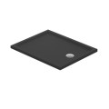 Cersanit Tako brodzik protokątny czarny mat 100x80x4 cm