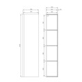 Cersanit Moduo słupek kaszmir 40 cm