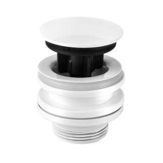 McAlpine korek umywaklowy klik-klak biały