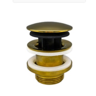 McALPINE korek umywalkowy uniwersalny klik klak złoty