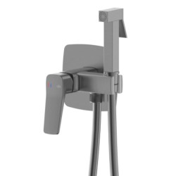 KFA Malaga bateria bidetowa podtynkowa gun metal