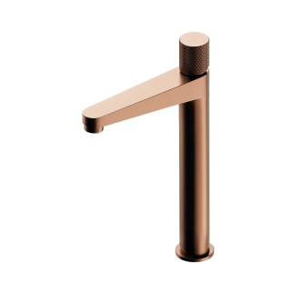 Omnires Contour bateria umywalkowa wysoka miedź szczotkowana 31 cm