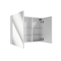 Defra Salsa E80 szafka lustrzana biały połysk 80x60x15cm