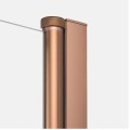 New trendy kabina prysznicowa Soleo COPPER BRUSHED 2D kwadratowa 90*90*195