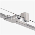 New trendy kabina prysznicowa lewa AVEXA NICKEL BRUSHED 