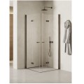 New trendy kabina Soleo GUNMETAL BRUSHED 2D prostokątna 80*90*195
