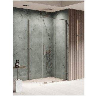 New trendy kabina prysznicowa SMART GUNMETAL BRUSHED 1D prostokątna 120*90*200