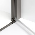 New trendy kabina Soleo GUNMETAL BRUSHED 2D prostokątna 80*90*195