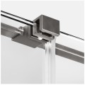 New trendy kabina prysznicowa SMART GUNMETAL BRUSHED 1D prostokątna 120*90*200