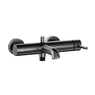 Kfa Moza bateria wannowa pozioma gun metal/szary