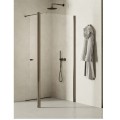 New trendy kabina walk-in New Solo 90x195 gunmetal brushed