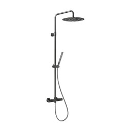 Kfa Moza Premium deszczownia wannowa z baterią termostatyczną gun metal/szary