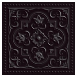 Paradyż Classy Chic nero A płytka ścienna 19,8x19,8cm