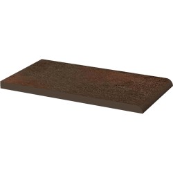 Paradyż Semir brown płytka klinkierowa parapetowa 13.5x24.5cm