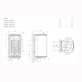 Elektromet podgrzewacz wody ciśnieniowy pionowy Nordic Aqua 80 l