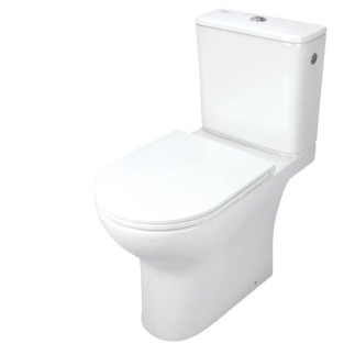 Deante Jasmin kompakt bezkołnierzowy wirowy z deska biały