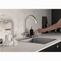 Ferro Filtrata bateria zlewozmywakowa z podłączeniem do filtra wody chrom.
