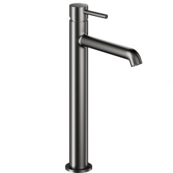 KFA Moza mini bateria umywalkowa nablatowa  stojąca gun metal