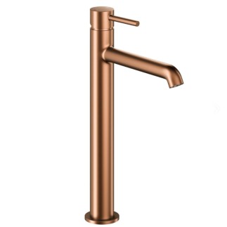 KFA Moza mini bateria umywalkowa nablatowa  stojąca rose gold