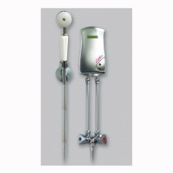 Elektromet LIDER 4,5 kW przepływowy ogrzewacz wody z baterią prysznicową biały