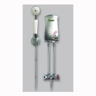 Elektromet LIDER 4,5 kW przepływowy ogrzewacz wody z baterią prysznicową biały