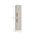 Defra Faro C30 słupek szary kaszmir 30cm