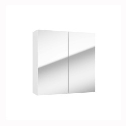 Defra Duo E60 szafka lustrzana biały połysk 60 cm