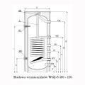Elektromet WGJ-S wymiennik 1-wężownica stojący 120 l  bez grzałki
