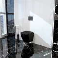Lavita Sinto Black 3.0 miska WC wisząca ze spłukiwaniem wirowym i deską wolnoopadającą