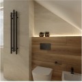 Lavita grzejnik Calentador 2 Black 1200x205