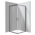 Deante Funkia Evo kabina prysznicowa kwadratowa titanium 80x80cm