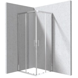 Deante Funkia Evo kabina prysznicowa prostokątna chrom 80x90cm